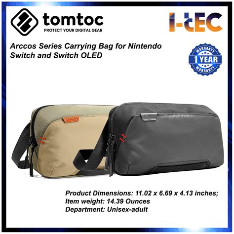 TomToc Arccos Series Nintendo Switch OLED CARRY Bag.